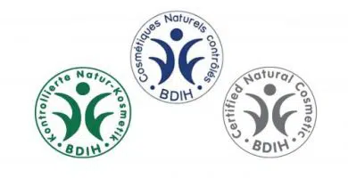 Sello certificado cosmética natural BDIH